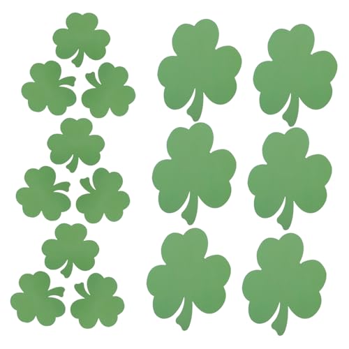 ADOCARN 40 Stück Teiliges Shamrock Papier Deko mit Selbstklebenden Punkten Grüne Kleeblatt Ausschnitte für Bastelprojekte Pinnwand und Klassenzimmerdekoration Einfache Anbringung für ADOCARN 40 Stück Teiliges Shamrock Papier Deko mit Selbstklebenden Punkten Grüne Kleeblatt Ausschnitte für Bastelprojekte Pinnwand und Klassenzimmerdekoration Einfache Anbringung für von ADOCARN