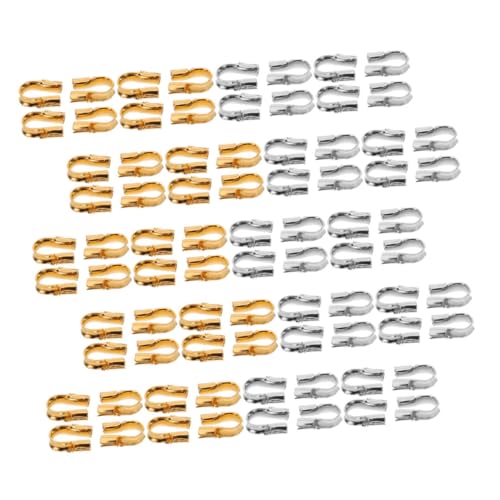 ADOCARN 400 Stück Perlenzubehör Der Draht DIY Schmuckzubehör Armbandverschlüsse Schmuckherstellung Halskettenherstellung Armbanddrahtschutz Verschluss Für Armband DIY Fadenschutz von ADOCARN