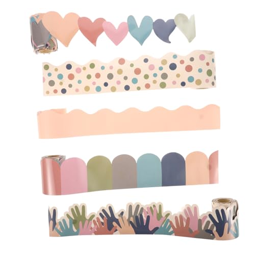 ADOCARN 5 Rollen Wasserfeste Bulletin Board Border Sticker Selbstklebend Je Trendiges Hobo Stil Klassenzimmer Robuste Pinnwand Randaufkleber für Lehrer und Schuldekoration ADOCARN 5 Rollen Wasserfeste Bulletin Board Border Sticker Selbstklebend Je Trendiges Hobo Stil Klassenzimmer Robuste Pinnwand Randaufkleber für Lehrer und Schuldekoration von ADOCARN