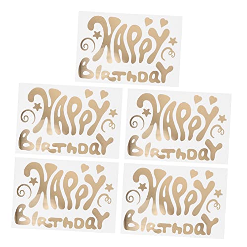 ADOCARN 5 Stücke Geburtstag Party Favor Sulies Ballon Aufkleber Dekorative Aufkleber Schmücken ADOCARN 5 Stücke Geburtstag Party Favor Sulies Ballon Aufkleber Dekorative Aufkleber Schmücken von ADOCARN