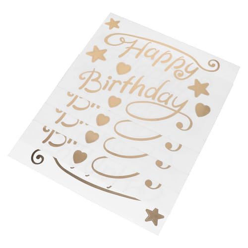 ADOCARN 5-teiliges Ballon-Aufkleber-Set – „Happy Birthday“-Aufkleber – Party-Requisiten – Dekorative Aufkleber Für Die Feierdekoration von ADOCARN