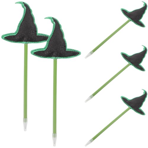 ADOCARN 5 Stück Halloween Zaubererhut Kugelschreiber Hexenparty Gastgeschenk für Kindergeburtstagsvorräte Goody Bag Füllstoffe Schulbelohnungen DIY Hochzeitszubehör von ADOCARN