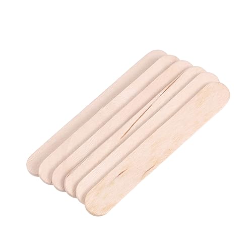 ADOCARN 50 Stück Diy Holzstäbchen für Bastelprojekte Hochwertigem Holz für Skulpturen Farbenspiele und Mehr und Bastelfreunde von ADOCARN