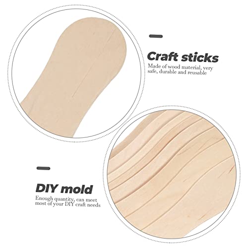 ADOCARN 50 Stück Natürliche Holzstäbchen zum Basteln Langlebige Bruchsichere Eisstiele für Diy Modelle Bastelmaterial Vielseitig für Restaurant Kindergarten und Kreative Projekte ADOCARN 50 Stück Natürliche Holzstäbchen zum Basteln Langlebige Bruchsichere Eisstiele für Diy Modelle Bastelmaterial Vielseitig für Restaurant Kindergarten und Kreative Projekte von ADOCARN