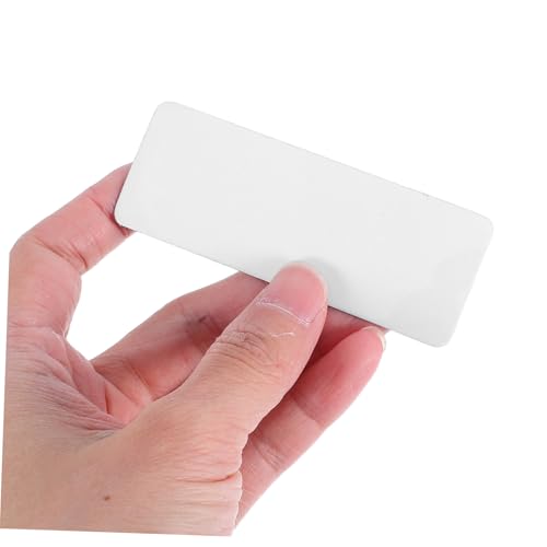 ADOCARN 50 Stück Wiederverwendbare Magnetische Trockenlösch Etiketten mit Beschreibbarer Oberfläche Multifunktional für Whiteboard Kühlschrank Schrank für Büro Schule und Zuhause von ADOCARN