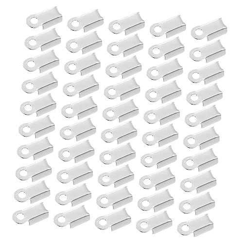 ADOCARN 500 Stück Crimp Enden für Kordeln Metallklemmen für Schmuckherstellung für Armbänder und DIY Projekte von ADOCARN