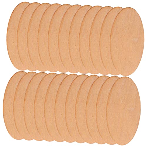 ADOCARN 50Stücke Ovale Holzscheiben für DIY Bastelprojekte Dicke Lindenholzplatten Blanko Holzscheiben für Kreative Dekoration und Bastelideen für Feste ADOCARN 50Stücke Ovale Holzscheiben für DIY Bastelprojekte Dicke Lindenholzplatten Blanko Holzscheiben für Kreative Dekoration und Bastelideen für Feste von ADOCARN