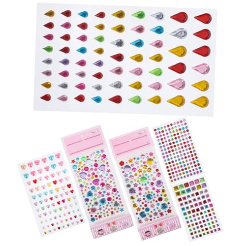 ADOCARN 6 Blätter Selbstklebende Strasssteine für Makeup und Bastelarbeiten Tropfen Quadratische Runde und Herz Pearls Dekorative Aufkleber für Handy und DIY Projekte ADOCARN 6 Blätter Selbstklebende Strasssteine für Makeup und Bastelarbeiten Tropfen Quadratische Runde und Herz Pearls Dekorative Aufkleber für Handy und DIY Projekte von ADOCARN
