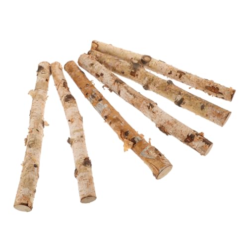 ADOCARN 6 Stück Birkenholz Bastelstäbe Unbehandelte Holzstäbe für Diy Projekte Rustikale für Blumenarrangements ca Vielseitige Bastelmaterialien für Anwendungen ADOCARN 6 Stück Birkenholz Bastelstäbe Unbehandelte Holzstäbe für Diy Projekte Rustikale für Blumenarrangements ca Vielseitige Bastelmaterialien für Anwendungen von ADOCARN