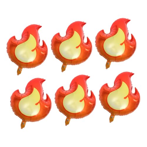 ADOCARN 6 Stück Flammenballons Aluminium Folienballons für Jungen Geburtstagsfeier Feuerwehr Thema Deko Kreative Partydekoration Einfache Handhabung Langlebig und Vielseitig Einsetzbar ADOCARN 6 Stück Flammenballons Aluminium Folienballons für Jungen Geburtstagsfeier Feuerwehr Thema Deko Kreative Partydekoration Einfache Handhabung Langlebig und Vielseitig Einsetzbar von ADOCARN