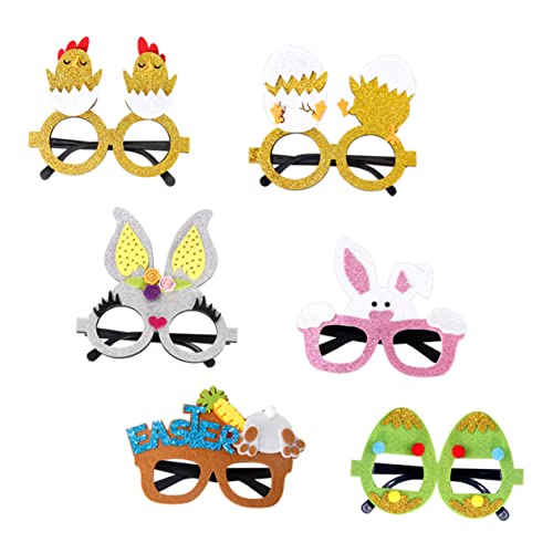 ADOCARN 6 Teiliges Osterbrillen Set, Foto Requisite, Kinderparty , Lustige Osterbrille, Kinder Für Mädchen, Kreative Brillen, Party Requisiten, Kinderbrillen, Party Dekoration ADOCARN 6 Teiliges Osterbrillen Set, Foto Requisite, Kinderparty , Lustige Osterbrille, Kinder Für Mädchen, Kreative Brillen, Party Requisiten, Kinderbrillen, Party Dekoration von ADOCARN