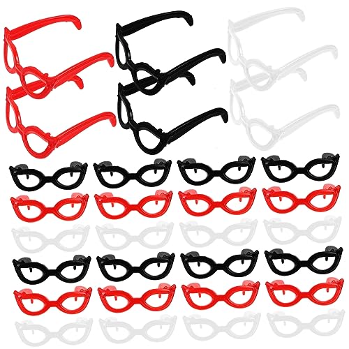 ADOCARN 60 Stück Mini Brillenpuppen Kleine Puppenbabys Puppen Sonnenbrillen Brillen Mini Schwarz Puppen Modepuppen Für Babys Kunststoff ADOCARN 60 Stück Mini Brillenpuppen Kleine Puppenbabys Puppen Sonnenbrillen Brillen Mini Schwarz Puppen Modepuppen Für Babys Kunststoff von ADOCARN
