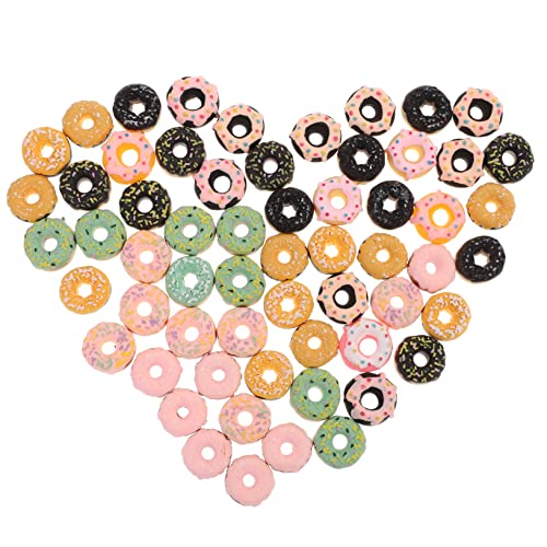 ADOCARN 60 Stück Simuliertes Donut Zubehör DIY Miniatur Donut Anhänger Niedliche Herstellung Von Handyhüllen Donuts Winzige Anhänger Telefonabdeckung Donut Ornamente Gefälschte ADOCARN 60 Stück Simuliertes Donut Zubehör DIY Miniatur Donut Anhänger Niedliche Herstellung Von Handyhüllen Donuts Winzige Anhänger Telefonabdeckung Donut Ornamente Gefälschte von ADOCARN