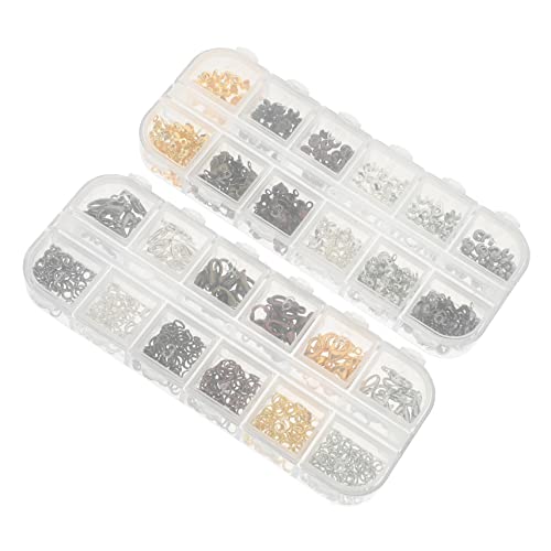 ADOCARN 782Stücke Teiliges DIY Schmuckzubehör mit Crimp Perlen und Lobster Buckle für und Armbänder für Kreative Bastelprojekte von ADOCARN