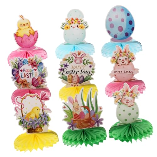 ADOCARN 9 Teilige Osterdekorationen, Romantisches Ornament Für Den Schreibtisch, Osterparty Dekoration, Papierbasteln, Osterparty Ornament, Schreibtisch, Osterwaben, Heim ADOCARN 9 Teilige Osterdekorationen, Romantisches Ornament Für Den Schreibtisch, Osterparty Dekoration, Papierbasteln, Osterparty Ornament, Schreibtisch, Osterwaben, Heim von ADOCARN