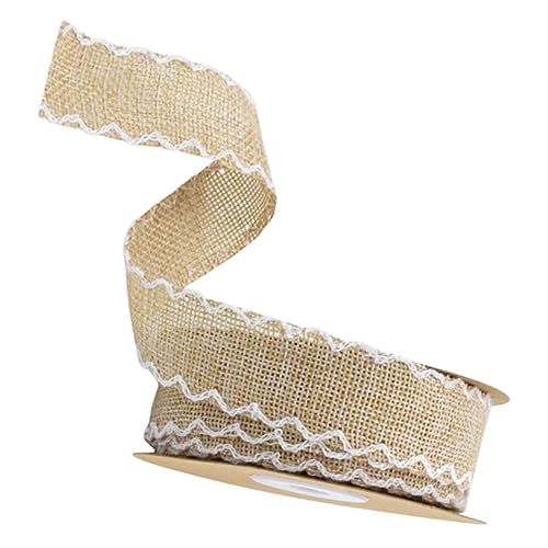ADOCARN Beige DIY Dekoband Yards Wellenrand Verpackungsband für Party und Wohnaccessoires zum Basteln und Blumenwickeln Wiederverwendbar und Hautfreundlich ADOCARN Beige DIY Dekoband Yards Wellenrand Verpackungsband für Party und Wohnaccessoires zum Basteln und Blumenwickeln Wiederverwendbar und Hautfreundlich von ADOCARN