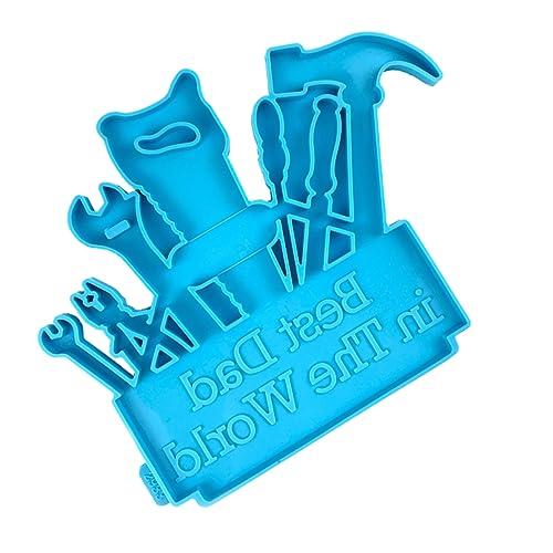 ADOCARN Diy Silikonform für Türanhänger Epoxidharz Gießform für Dekoration Silikonformen für Wandanhänger Personalisierte Ornamente Geschenkideen zum Vatertag Wiederverwendbar und Einfach von ADOCARN