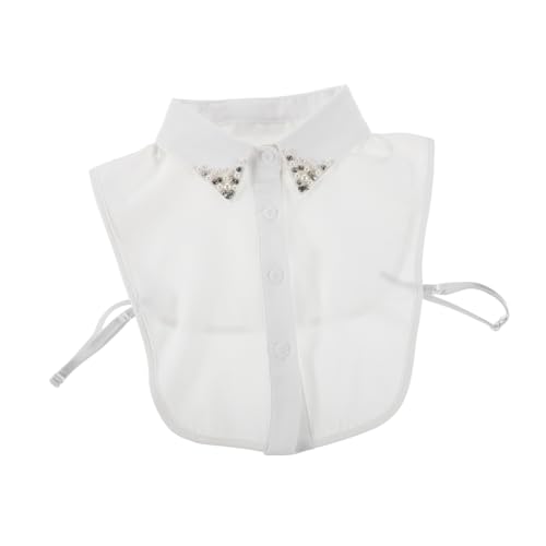 ADOCARN Handgefertigtes Gefälschtes Kragenschal Dekorativer Hemdkragen Falscher Hemdkragen Kragenbluse Für Damen Abnehmbarer Blusenkragen Frauen Mit Falschem Kragen Weiß Chiffon ADOCARN Handgefertigtes Gefälschtes Kragenschal Dekorativer Hemdkragen Falscher Hemdkragen Kragenbluse Für Damen Abnehmbarer Blusenkragen Frauen Mit Falschem Kragen Weiß Chiffon von ADOCARN