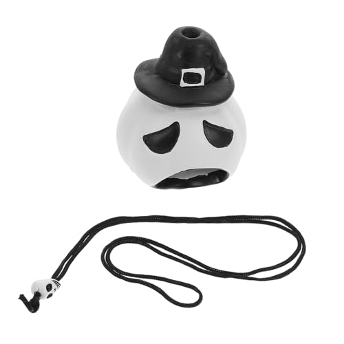 ADOCARN Handheld Lärmgerät mit Schaurigen Schreien für Halloween Partys Weiße Pfeife mit Schrecklichen Geräuschen und Kulturellem Design ADOCARN Handheld Lärmgerät mit Schaurigen Schreien für Halloween Partys Weiße Pfeife mit Schrecklichen Geräuschen und Kulturellem Design von ADOCARN