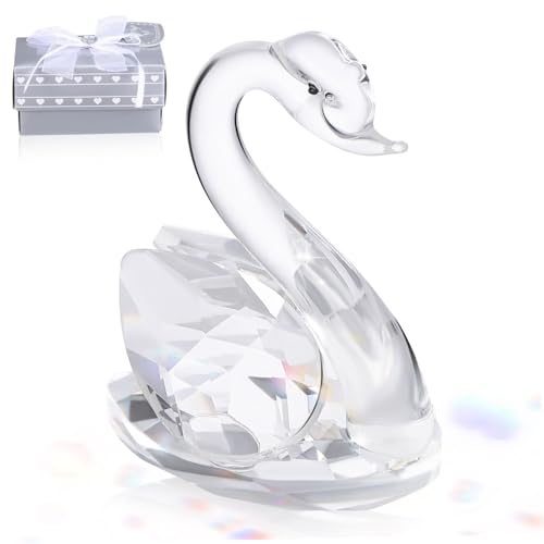 ADOCARN Schlanke Kristall Schwan Statue Desktop Ornament Für Büro Kristall Ornament Wohnkultur Schwan Für ADOCARN Schlanke Kristall Schwan Statue Desktop Ornament Für Büro Kristall Ornament Wohnkultur Schwan Für von ADOCARN