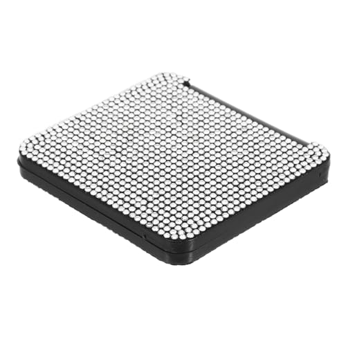 ADOCARN Mini Faltbarer Kosmetikspiegel für Damen Tragbarer Handspiegel mit Klappdesign für Reisen Büro und Eleganter Schmuckstein die Handtasche von ADOCARN