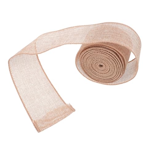 ADOCARN Natur Burlap Band für Hochzeitsdekoration Bastelprojekte und Outdoor für Diy Projekte und Präsentationen von ADOCARN