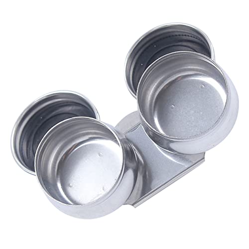 ADOCARN Ölpalette Tasse mit Deckel Doppelte Mischpalette für Ölmalerei Tragbar Rostfrei für Künstler mit Stabiler zur Befestigung an Malpaletten von ADOCARN