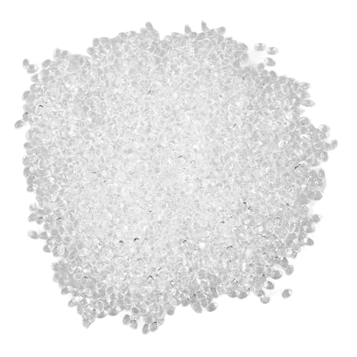 ADOCARN Transparente Kunststofferde Formbare Kunststoffpellets Polymorphe Kunststoffpellets Thermoplastische Perlen Zum Basteln Thermoplastische Pellets Thermisch Formbare Perlen von ADOCARN