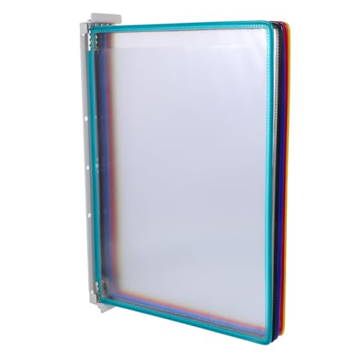 ADOCARN Wand-Aktenordner-Organizer, hängender 5-stufiger Zeitschriftenständer, A4-Dokumentenhalter, Display-Organizer für Büro, Klassenzimmer, öffentliche Räume von ADOCARN