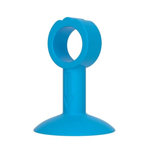 Türstopper aus weichem Silikon, Anti-Schaden-Wandschutz, Saugnapf, Türgriff-Stoßstange, Stummschaltung, Schutz der Wände, Möbelbeschläge(Blue) von ADQPLXGWH