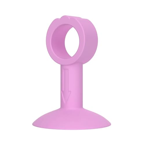 Türstopper aus weichem Silikon, Anti-Schaden-Wandschutz, Saugnapf, Türgriff-Stoßstange, Stummschaltung, Schutz der Wände, Möbelbeschläge(Powder) von ADQPLXGWH