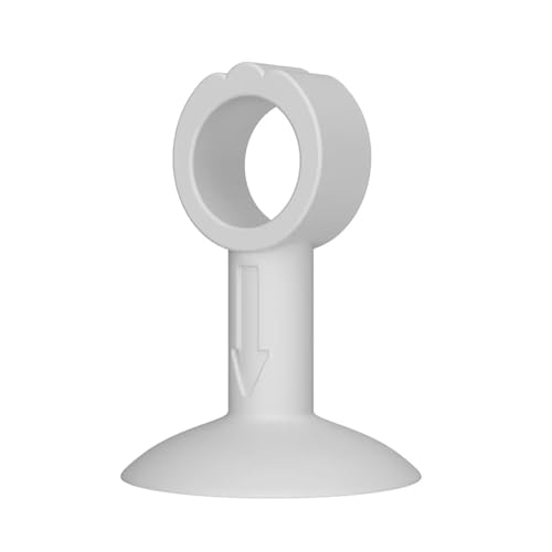 Türstopper aus weichem Silikon, Anti-Schaden-Wandschutz, Saugnapf, Türgriff-Stoßstange, Stummschaltung, Schutz der Wände, Möbelbeschläge(White) von ADQPLXGWH