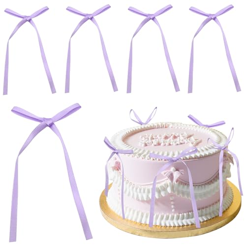 ADQUATOR 10 x violette Schleifen-Kuchenaufsätze, Schleife, Kuchen, Dessert, Picks, schwarze Kuchendekorationen für Babyparty, Kindergeburtstag, Hochzeit, Party, Jahrestag ADQUATOR 10 x violette Schleifen-Kuchenaufsätze, Schleife, Kuchen, Dessert, Picks, schwarze Kuchendekorationen für Babyparty, Kindergeburtstag, Hochzeit, Party, Jahrestag von ADQUATOR