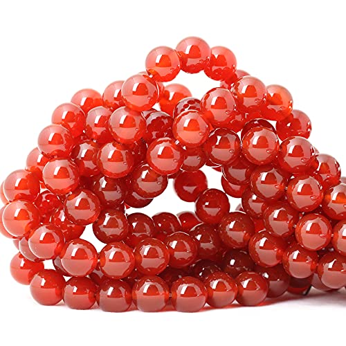 35 Stück 10 mm natürlicher roter Achat-Edelstein, rund, lose Perlen zur Schmuckherstellung, 1 Strang, 38,1 cm 35 Stück 10 mm natürlicher roter Achat-Edelstein, rund, lose Perlen zur Schmuckherstellung, 1 Strang, 38,1 cm von ADSUBHSJFAKK