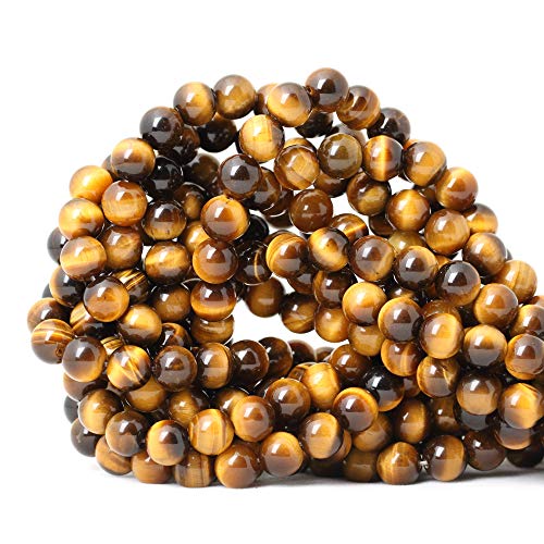 45 Stück 8 mm natürliche gelbe Tigeraugen-Steine, Edelstein, rund, lose Perlen für Schmuckherstellung, DIY, 1 Strang, 38,1 cm 45 Stück 8 mm natürliche gelbe Tigeraugen-Steine, Edelstein, rund, lose Perlen für Schmuckherstellung, DIY, 1 Strang, 38,1 cm von ADSUBHSJFAKK