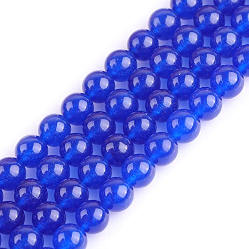 GEM-Inside 10 mm dunkelblaue Steinperlen für Schmuckherstellung, Erwachsene, glatte runde Oberfläche, 38,1 cm GEM-Inside 10 mm dunkelblaue Steinperlen für Schmuckherstellung, Erwachsene, glatte runde Oberfläche, 38,1 cm von ADSUBHSJFAKK
