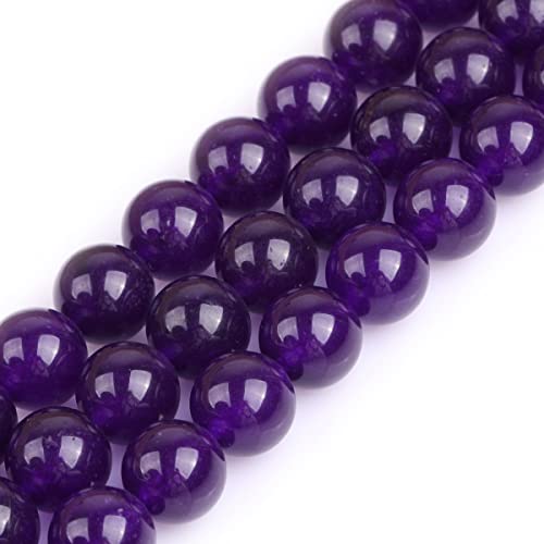 GEM-Inside 12 mm Amethyst Farbe Jade Edelstein lose Perlen Runde Kristall Energiestein Power für Schmuckherstellung 38,1 cm GEM-Inside 12 mm Amethyst Farbe Jade Edelstein lose Perlen Runde Kristall Energiestein Power für Schmuckherstellung 38,1 cm von ADSUBHSJFAKK