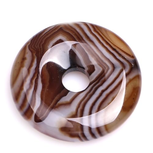GEM-Inside 35 mm brauner Onyx-Sardonyx-Achat-Stein, Kreis-Donut-Perlen für Anhänger, Schmuckherstellung, Power-Energie, Chakra, Massage, GuaSha-Schabwerkzeuge GEM-Inside 35 mm brauner Onyx-Sardonyx-Achat-Stein, Kreis-Donut-Perlen für Anhänger, Schmuckherstellung, Power-Energie, Chakra, Massage, GuaSha-Schabwerkzeuge von ADSUBHSJFAKK