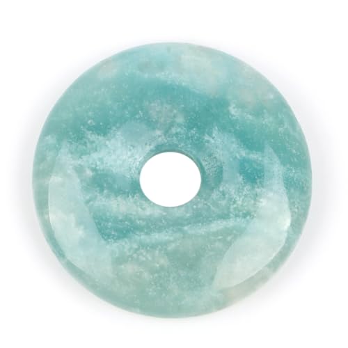 GEM-Inside 40 mm grüner Amazonit-Jaspis-Stein, Kreis-Donut-Perlen für Anhänger, Schmuckherstellung, Power, Energie, Chakra, Massage, GuaSha-Schabwerkzeuge GEM-Inside 40 mm grüner Amazonit-Jaspis-Stein, Kreis-Donut-Perlen für Anhänger, Schmuckherstellung, Power, Energie, Chakra, Massage, GuaSha-Schabwerkzeuge von ADSUBHSJFAKK
