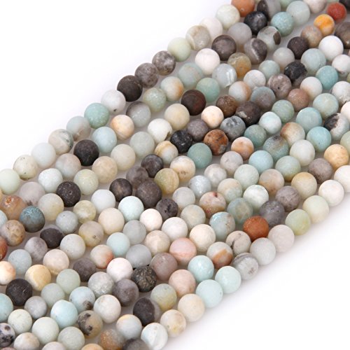 GEM-Inside Amazonit-Perlen für selbstgemachte Schmuckherstellung, rund, 4 mm, mehrfarbig GEM-Inside Amazonit-Perlen für selbstgemachte Schmuckherstellung, rund, 4 mm, mehrfarbig von ADSUBHSJFAKK