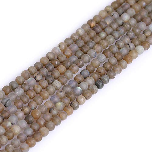 GEM-Inside Labradorit-Edelstein, lose Perlen, 4 mm, Naturgrau, mattiert, rund, Energiestein, Energiestein, Power-Perlen für Schmuckherstellung, 38,1 cm GEM-Inside Labradorit-Edelstein, lose Perlen, 4 mm, Naturgrau, mattiert, rund, Energiestein, Energiestein, Power-Perlen für Schmuckherstellung, 38,1 cm von ADSUBHSJFAKK