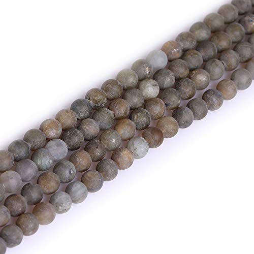 GEM-Inside Labradorit-Edelstein, lose Perlen, 6 mm, natürlich, grau, mattiert, rund, Energiestein, Energiestein, Power-Perlen für Schmuckherstellung, 38,1 cm GEM-Inside Labradorit-Edelstein, lose Perlen, 6 mm, natürlich, grau, mattiert, rund, Energiestein, Energiestein, Power-Perlen für Schmuckherstellung, 38,1 cm von ADSUBHSJFAKK