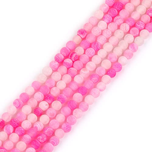 GEM-Inside Natürliche 4 mm große, matte rosa Pflaumen-Achat-Edelstein, lose Perlen, runde Energiesteinperlen für Schmuckherstellung, Schmuckherstellung, Perlenzubehör für Frauen GEM-Inside Natürliche 4 mm große, matte rosa Pflaumen-Achat-Edelstein, lose Perlen, runde Energiesteinperlen für Schmuckherstellung, Schmuckherstellung, Perlenzubehör für Frauen von ADSUBHSJFAKK