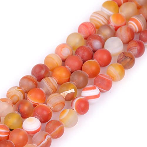 GEM-Inside Streifen Achat Edelstein lose Perlen natürlich 8 mm rot rund mattiert Kristall Energiestein Power Perlen für Schmuckherstellung 38,1 cm GEM-Inside Streifen Achat Edelstein lose Perlen natürlich 8 mm rot rund mattiert Kristall Energiestein Power Perlen für Schmuckherstellung 38,1 cm von ADSUBHSJFAKK