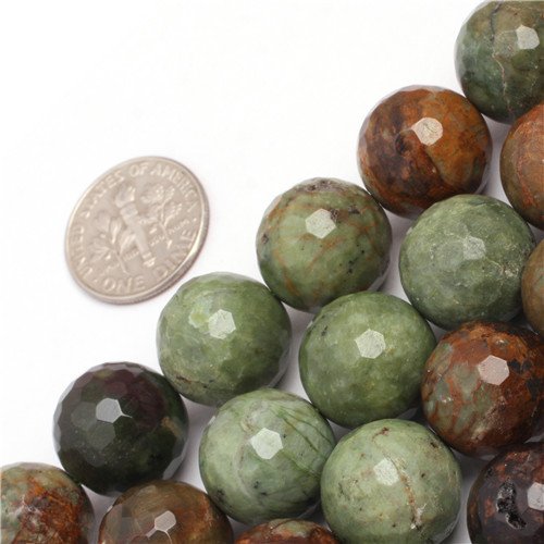 GEM-Inside facettierte mehrfarbige Opal-Perlen für DIY-Schmuckherstellung, 14 mm von ADSUBHSJFAKK
