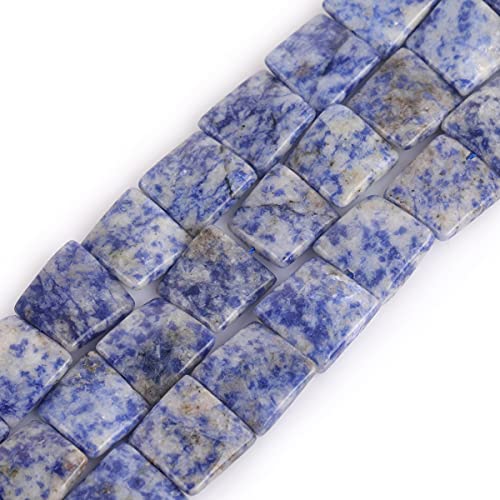 GEM-Inside grüne Aventurin-Jade-Edelsteine, lose Perlen, natürlich, echt, 16 mm, verdreht, diagonal, quadratisch, Energiestein, Power-Perlen für Schmuckherstellung, 38,1 cm GEM-Inside grüne Aventurin-Jade-Edelsteine, lose Perlen, natürlich, echt, 16 mm, verdreht, diagonal, quadratisch, Energiestein, Power-Perlen für Schmuckherstellung, 38,1 cm von ADSUBHSJFAKK