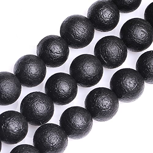 GEM-Inside schwarze Frost-Abstandshalter, Achat, Edelstein, lose Perlen, natürliche Energie, Power-Perlen für Schmuckherstellung, 14 mm, rund, 38,1 cm GEM-Inside schwarze Frost-Abstandshalter, Achat, Edelstein, lose Perlen, natürliche Energie, Power-Perlen für Schmuckherstellung, 14 mm, rund, 38,1 cm von ADSUBHSJFAKK