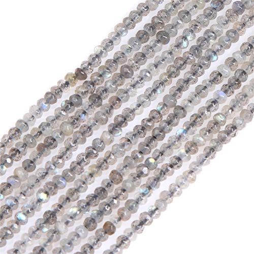 Gem-Inside Abstandshalter für Schmuckherstellung, 2 x 3 mm, facettierter grauer Labradorit, 38,1 cm Gem-Inside Abstandshalter für Schmuckherstellung, 2 x 3 mm, facettierter grauer Labradorit, 38,1 cm von ADSUBHSJFAKK
