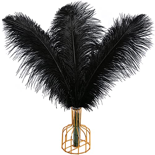 Straußenfedern, natürlich, 40 cm - 45 cm, für Hochzeit, Party, Tafelaufsatz, Ostern, Gatsby und Heimdekoration, Straußenfedern, 12 Stück Straußenfedern, natürlich, 40 cm - 45 cm, für Hochzeit, Party, Tafelaufsatz, Ostern, Gatsby und Heimdekoration, Straußenfedern, 12 Stück von ADSUBHSJFAKK