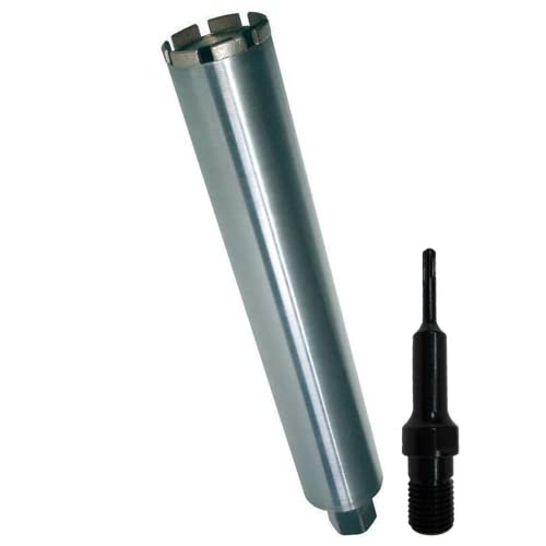 ADT DIAMANTWERKZEUGE | Laser Diamantbohrkrone Line Line für Stahlbeton, Beton, Ziegel & Mauerwerk, Natur- & Kunststein, Kernbohrer mit 10 mm Dach-Segment & 420mm Nutzlänge | Ø 42mm + SDS Plus Adapter ADT DIAMANTWERKZEUGE | Laser Diamantbohrkrone Line Line für Stahlbeton, Beton, Ziegel & Mauerwerk, Natur- & Kunststein, Kernbohrer mit 10 mm Dach-Segment & 420mm Nutzlänge | Ø 42mm + SDS Plus Adapter von ADT DIAMANTWERKZEUGE Ein Unternehmen der ADT Group